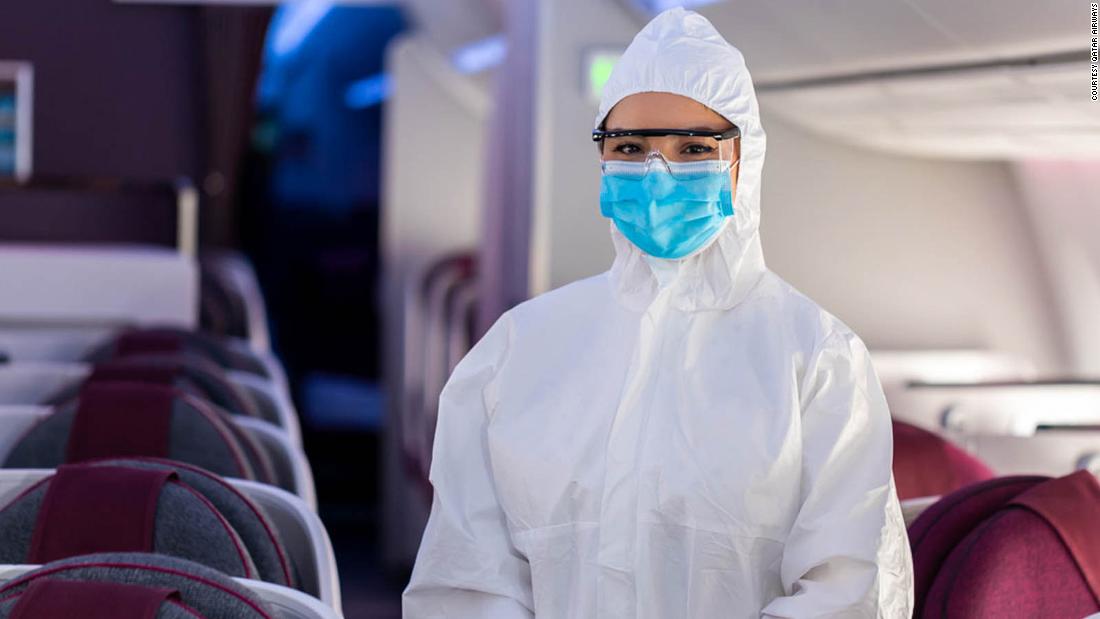 Qatar is the latest airline to provide its staff with full body protection