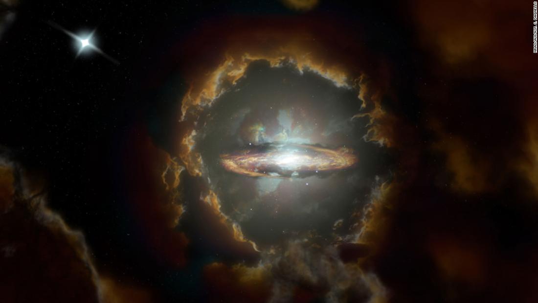 Astronomers discovered the Wolfe Disk, a galaxy that should not exist, in a distant universe