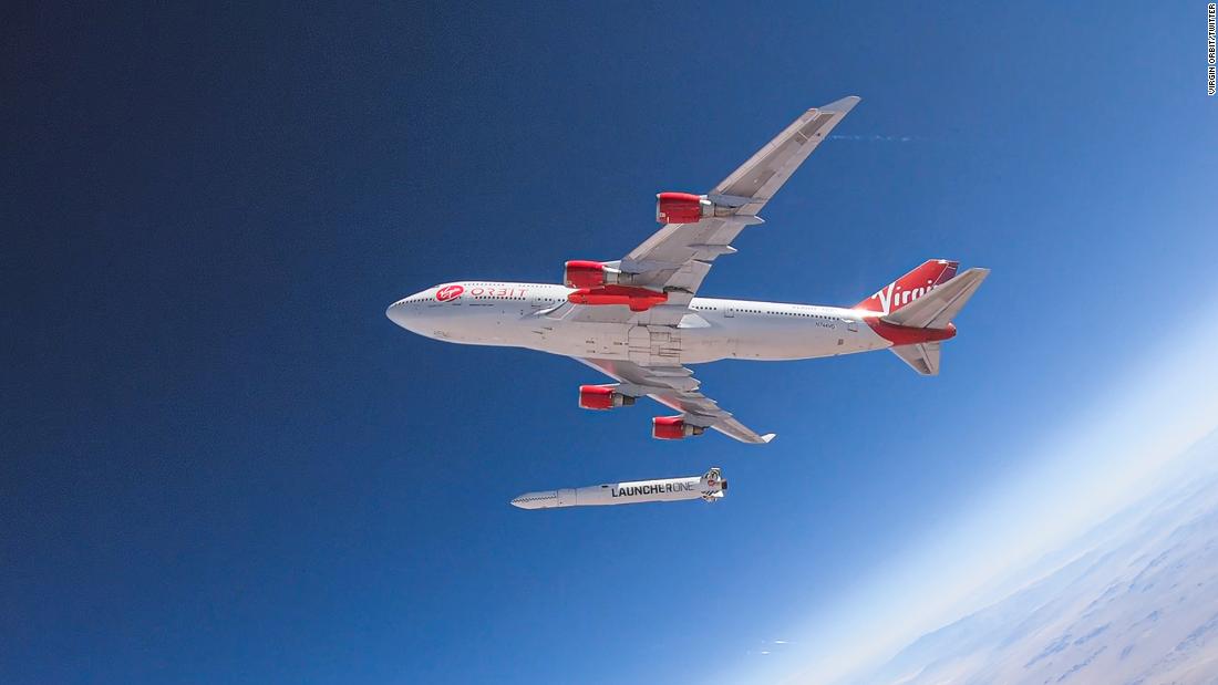 The Virgin Orbit rocket experienced an anomaly during the launch demo