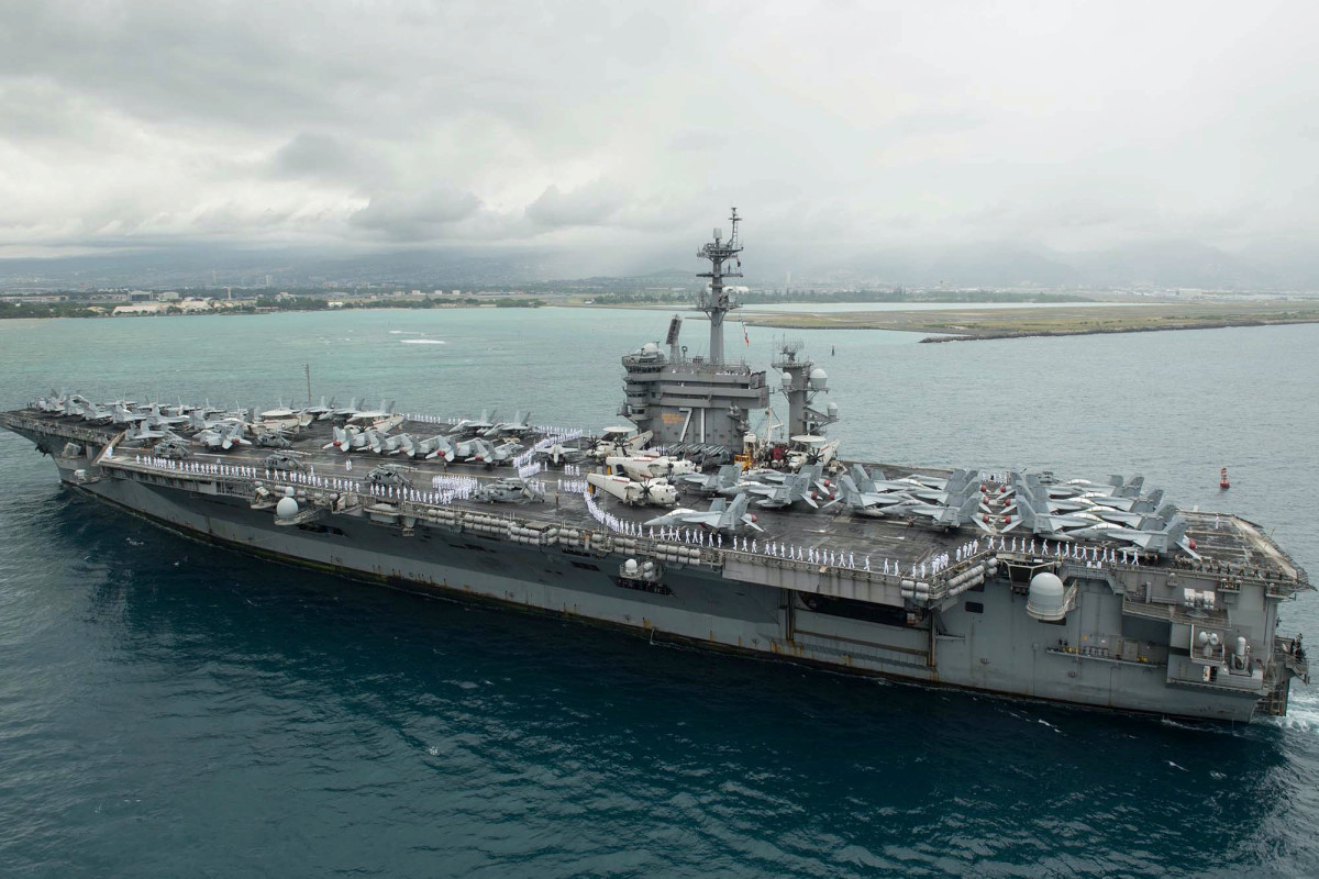 Naval carriers are ruled out by coronaviruses that are back in operation in the Pacific