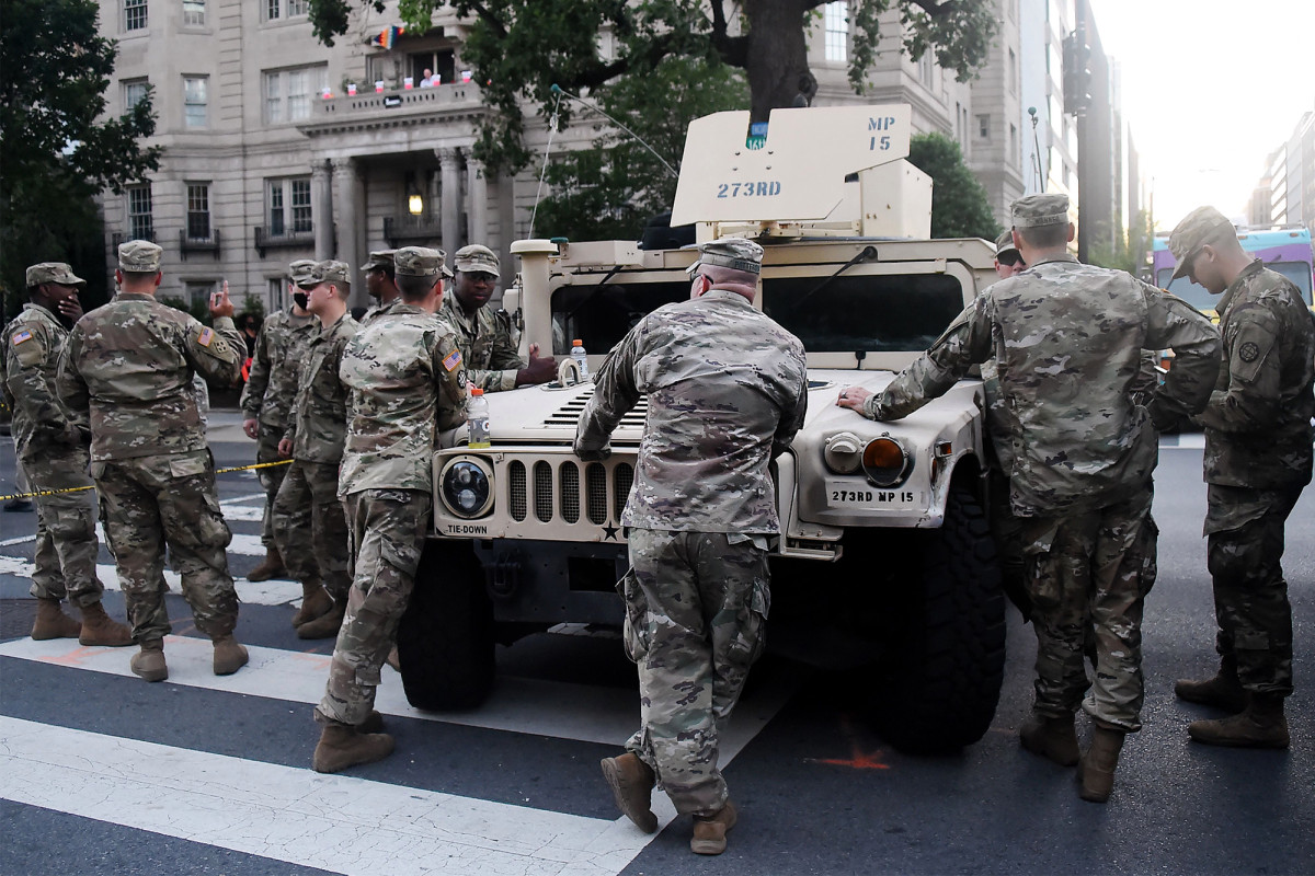 National Guard forces tested positive for COVID-19 after protests