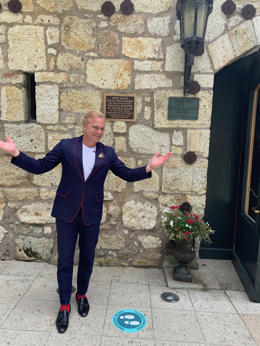 Jean Charles Boisset, owner of the Buena Vista Winery in Sonoma, California, welcomed guests on May 29.