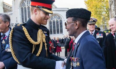 Prince Harry wrote to Ghanaian veterans to congratulate him on fundraising efforts