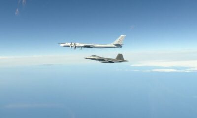 US military planes intercepted two Russian bombers and jets off the coast of Alaska for the second time in a week