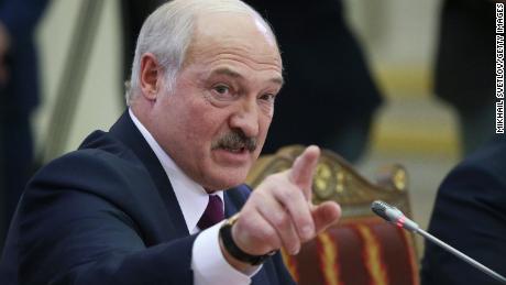 President Alexander Lukashenko speaks during a summit on December 20, 2019 in St. Petersburg, Russia.