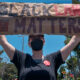 Public officials allegedly destroyed the Black Lives Matter sign