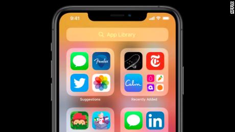 iOS 14 offers a new feature called the Application Library, which automatically organizes applications on your home screen.
