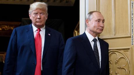 President Donald Trump and Russian President Vladimir Putin arrived for a meeting in Helsinki in July 2018.