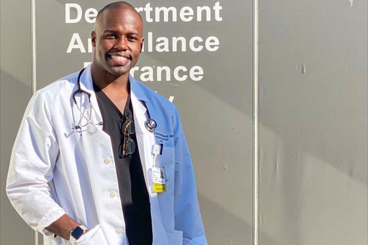 Black doctor said he was "scared" after the protest, coronavirus