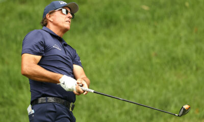 Phil Mickelson leads the storm in the second round at Travelers