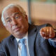 Portuguese Prime Minister Antonio Costa delivers remarks at Palacio Nacional de Ajuda Lisbon, Portugal on June 15.