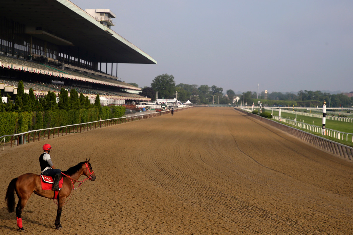The reopening of Belmont Park offers 'a glimmer of hope' amid coronavirus