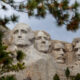 Mount Rushmore National Memorial in Keystone, South Dakota, is pictured on April 23.