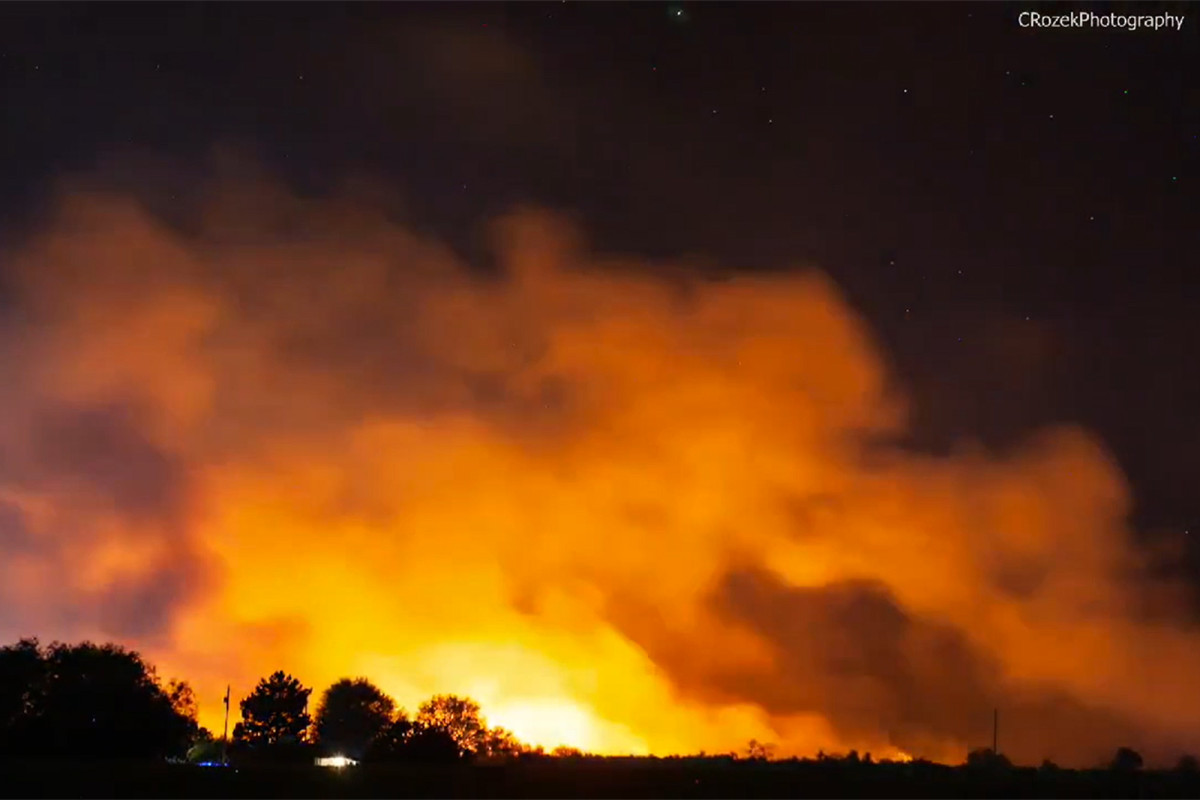 Arizona wildfire exploded in size in a time-lapse video, burning more than 800 hectares