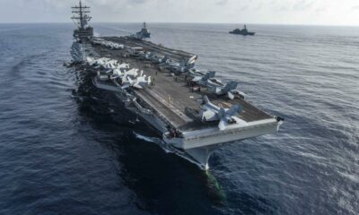The US Navy will send two aircraft carriers and several warships to the South China Sea