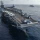 The US Navy will send two aircraft carriers and several warships to the South China Sea