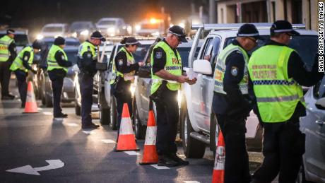 Police stopped and questioned the driver at a checkpoint on July 8 in Albury, Australia. 