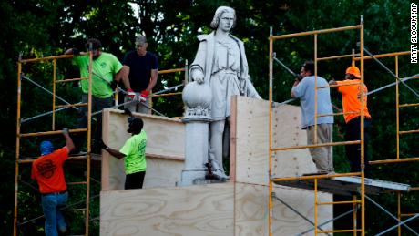 Philadelphia plans to bring down the statue of Columbus