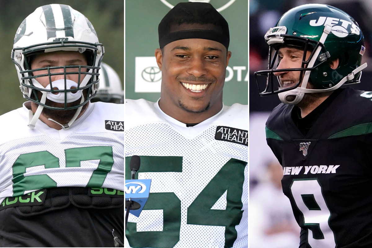 Brian Winters of the Jets, Avery Williamson and Sam Ficken struggled to get a job