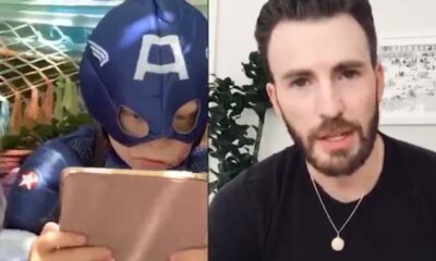 Chris Evans sending 'Captain America' shield to Bridger Walker