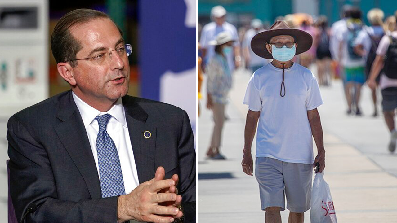 Face masks causing coronavirus case plateau but states 'not out of the woods': HHS secretary