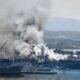 Fire still burns on USS Bonhomme Richard, cause unknown