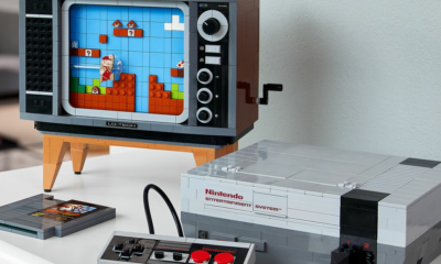 Lego made a 2,600-piece replica of playing Mario on the NES