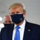Trump wears face mask in public for first time since COVID-19 began