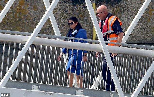 Home Secretary Priti Patel was in Dover earlier this week as refugees continued to make the dangerous crossing from France To England