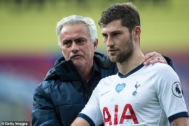 Ben Davies was one of four homegrown players Mourinho chose in his Premier League squad