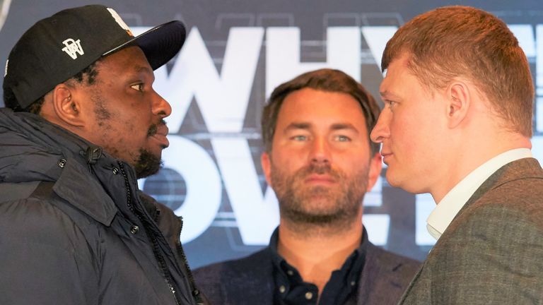 Alexander Povetkin stands in the way of Whyte's world title plans 