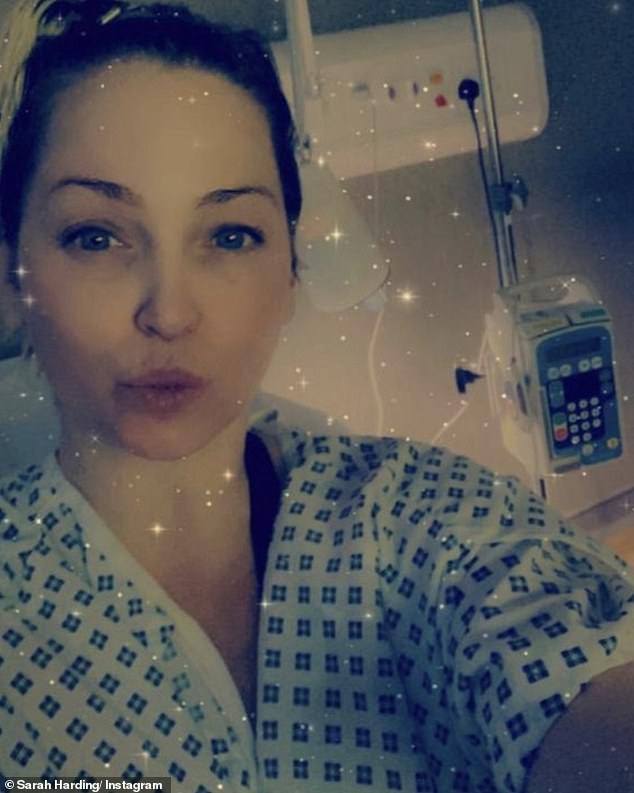 Devastating: The singer made the admission  in an Instagram post shared from her hospital bed