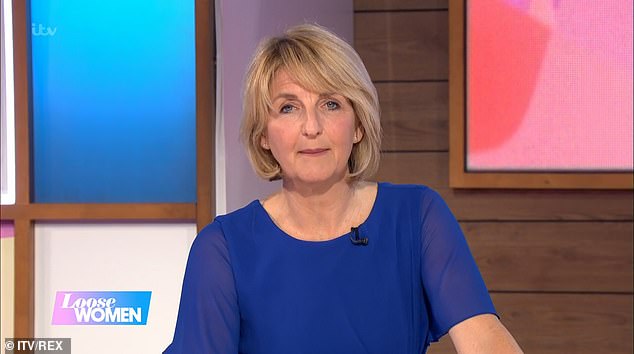 'Sarah our thoughts are genuinely with you': Kaye Adams also addressed the issue while hosting Wednesday's Loose Women