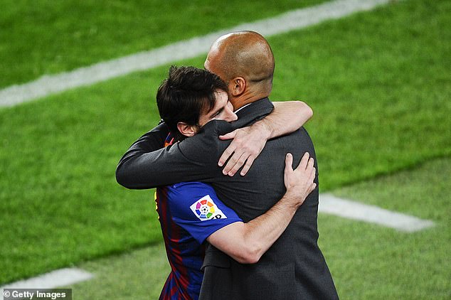 Could we be seeing a reunion between Messi and his former manager Pep Guardiola?