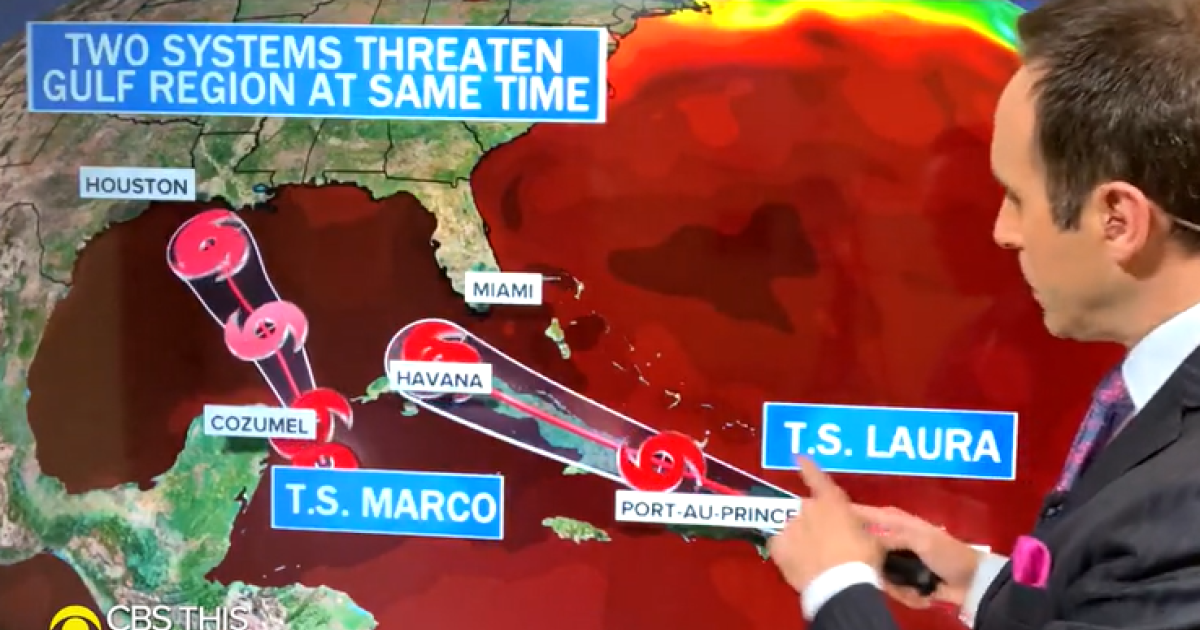 2 tropical storms threatening the Gulf Coast could make history