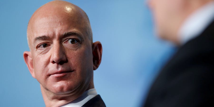 Amazon protesters set up guillotine outside Jeff Bezos' home
