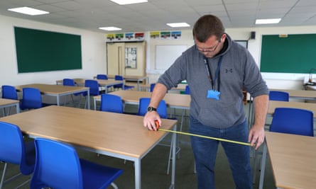 Preparations are made for the new school term in Hampshire.