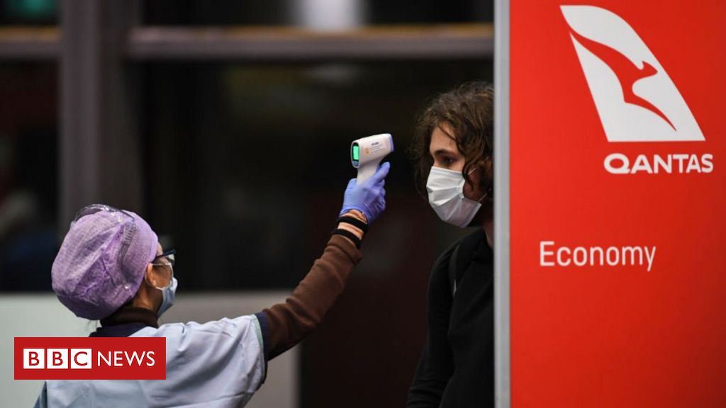 Coronavirus-hit Qantas posts £1bn annual loss