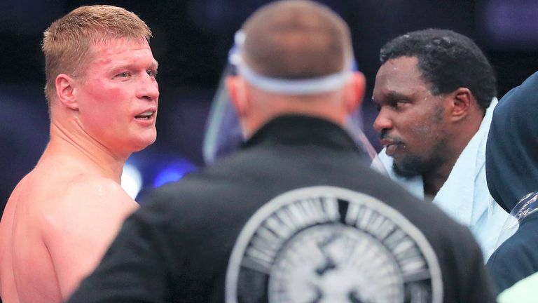 Dillian Whyte suffered a fifth-round knockout loss to Alexander Povetkin