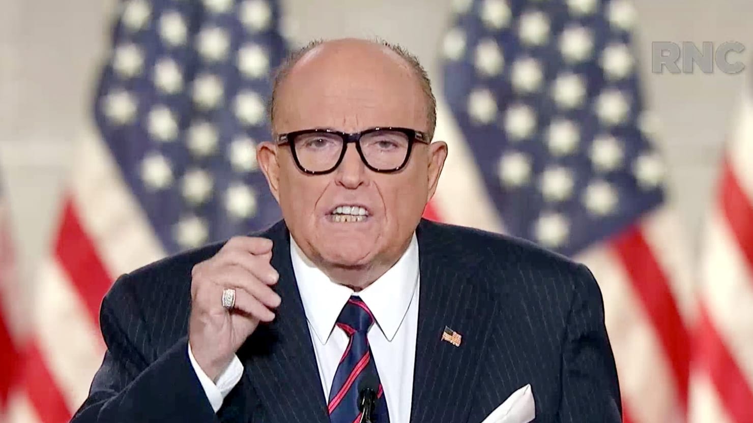 Even Rudy Giuliani Is Sick of His Biden-Ukraine Conspiracies at the RNC
