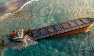 Mauritius oil spill: Cargo ship has split in two