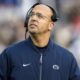 Penn State football coach James Franklin frustrated by Big Ten communication on postponement