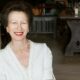 Princess Anne smiled as she wore a flowing evening dress