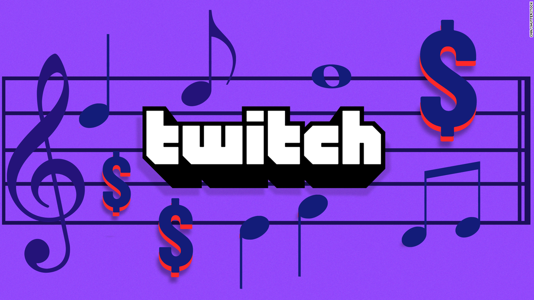 Twitch doesn't pay for the songs used on its site. Record labels want that to change