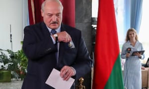 Alexander Lukashenko votes