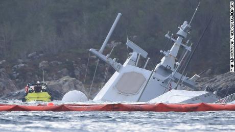Norway shocked that warship sank after collision
