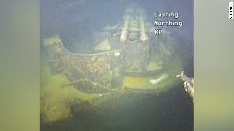 The wreckage remained unnoticed on the seabed for 80 years. 