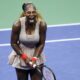 Serena Williams receives a medical timeout Thursday at the US Open.
