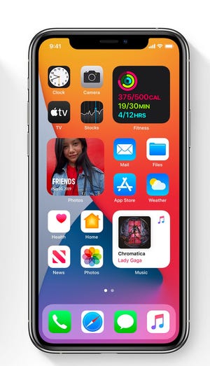 Apple adds "widgets" to the iOS home screen in iOS14