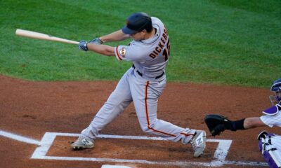 Alex Dickerson's Three Homer Leads Historic Giants' Offensive Flash